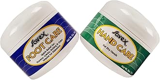 Savex 2 Pack Hand & Foot Care Cream for Dry and Itchy Feet and Hands