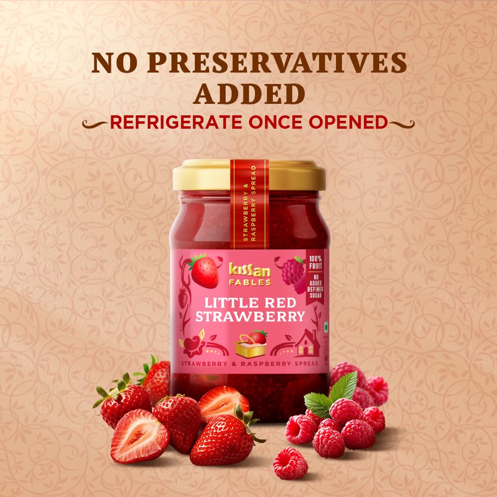 Kissan Strawberry & Raspberry Spread 340g - Image 6 thumbnail