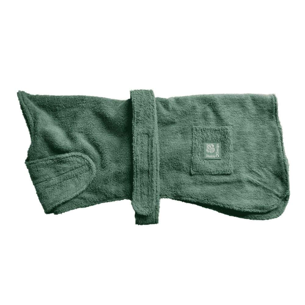 Danish Designs Towelling Robe Green 30cm (12"")