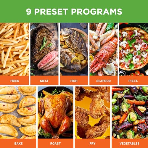 NutriChef Double Basket Air Fryer, 9 Cooking Options/Presets, Precise Temp Control, Oil-Free Cooking with Transparent Window, Dual 4.4QT Baskets for Versatile Meals, Sleek Black Design by Nutrichef - Image 7