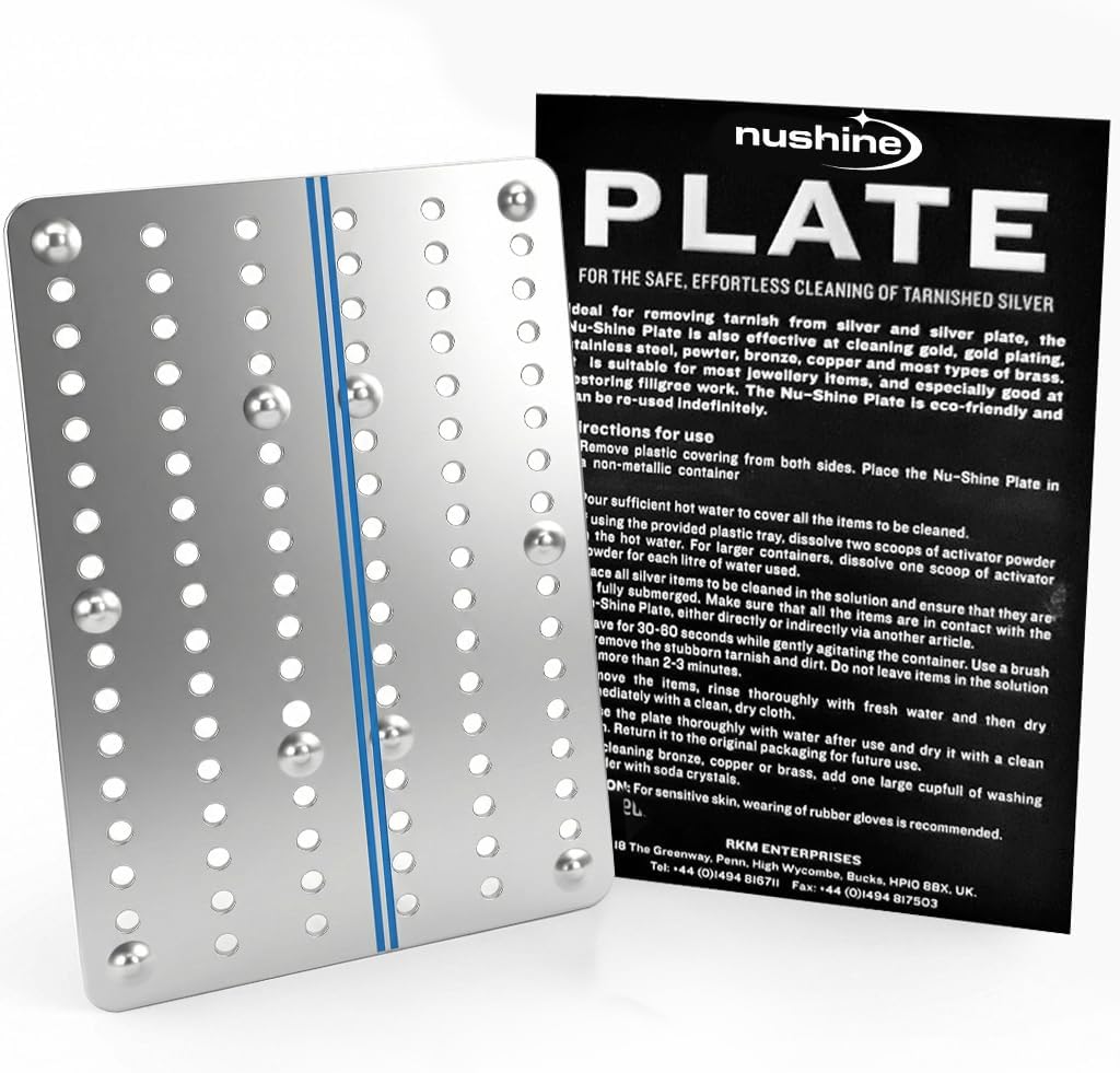 Magic Cleaning Plate (Large 23 x15.4cm) - Rapidly Cleans Many Items at Once! Reuse Multiple Times, no Harsh Chemicals Involved. Needs Washing Soda or Activator Crystals (purchase separately)