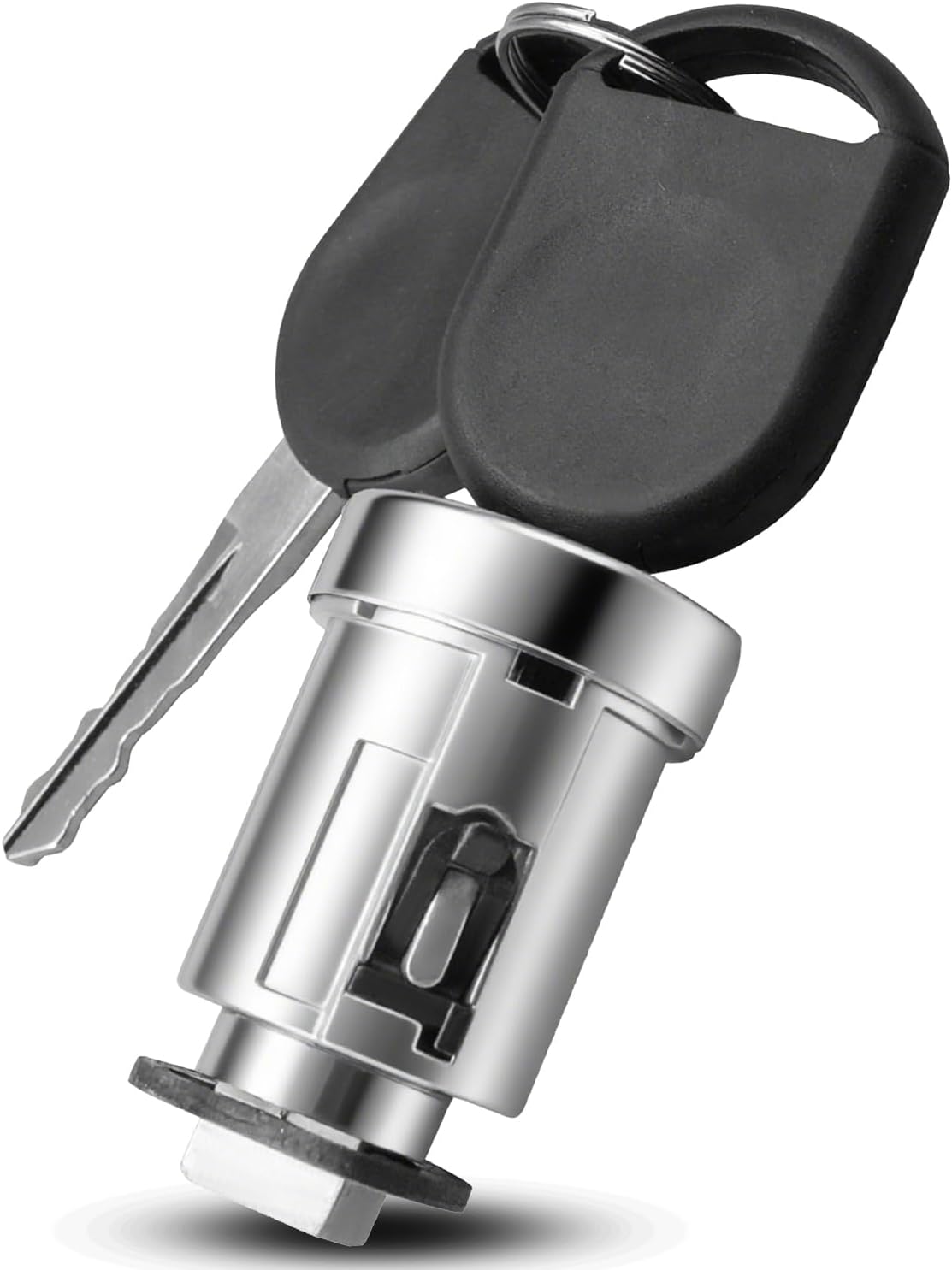 TIKSCIENCE Ignition Switch Lock Cylinder with 2 Transponder Chip Keys Fit for Ford F-150 F-250/F-350 Explorer Expedition Mustang Fusion Replace 924-717 4L3Z11582BB C-42-197, Ignition Lock Cylinder