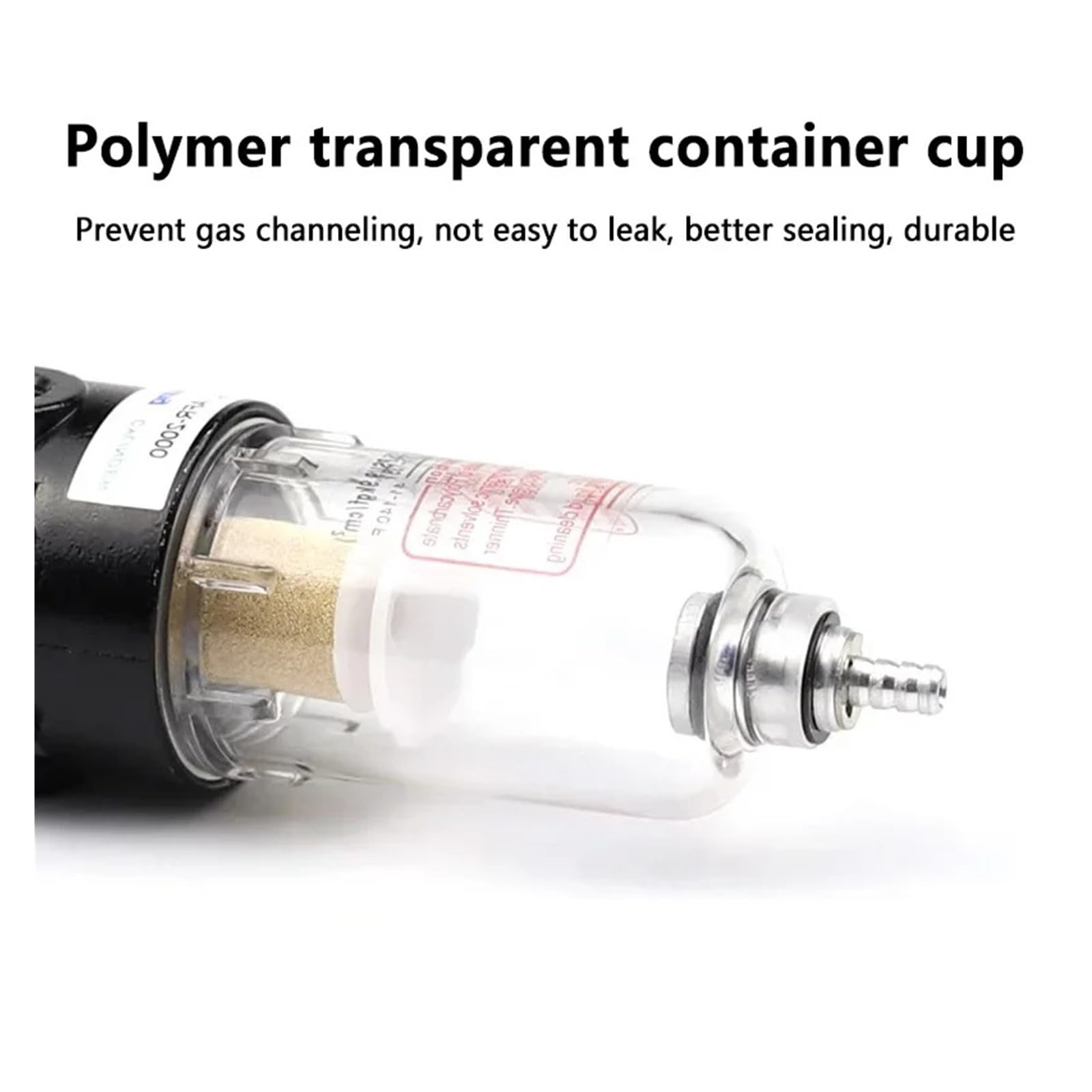 Procesador de fuente de aire AF2000 separador de aire aceite y agua compresor pistola de pulverización filtro de un solo componente (AF2000+PC6-02x2)