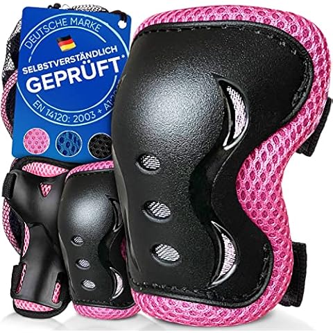 Liebkern Knieschoner Kinder Schoner Inliner Kinder Knieschützer Inliner Kinder Protektoren Set Schützer Inline Skates Kinder Protektoren Kinder Inliner Schoner Erwachsene Knieschützer Kinder Cover