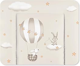 Julius Zöllner Softy Changing Mat 75 x 75 cm - Soft Changing Mat - Baby Changing Table Mat - Film, Waterproof and Wipe-Clean - Made in Germany - Oeko-Tex Standard 100 - Starry Driving