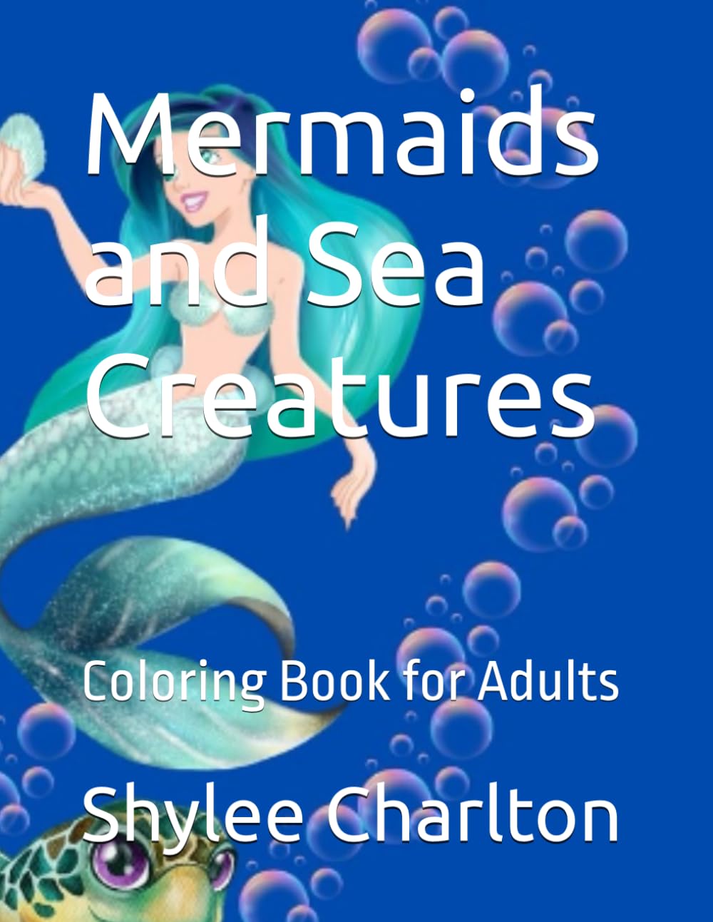 Mermaids and Sea Creatures: Coloring Book for Adults