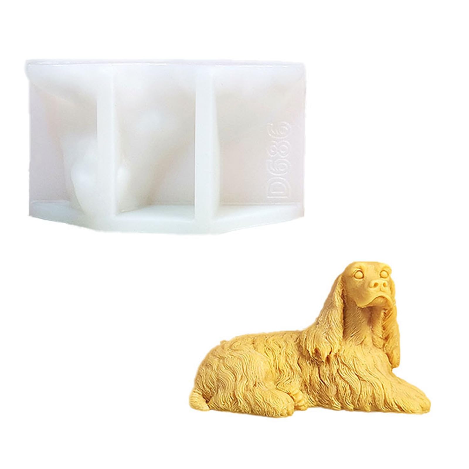 Moule silicone chien flexible pour réussir vos moulages en résine sans casse