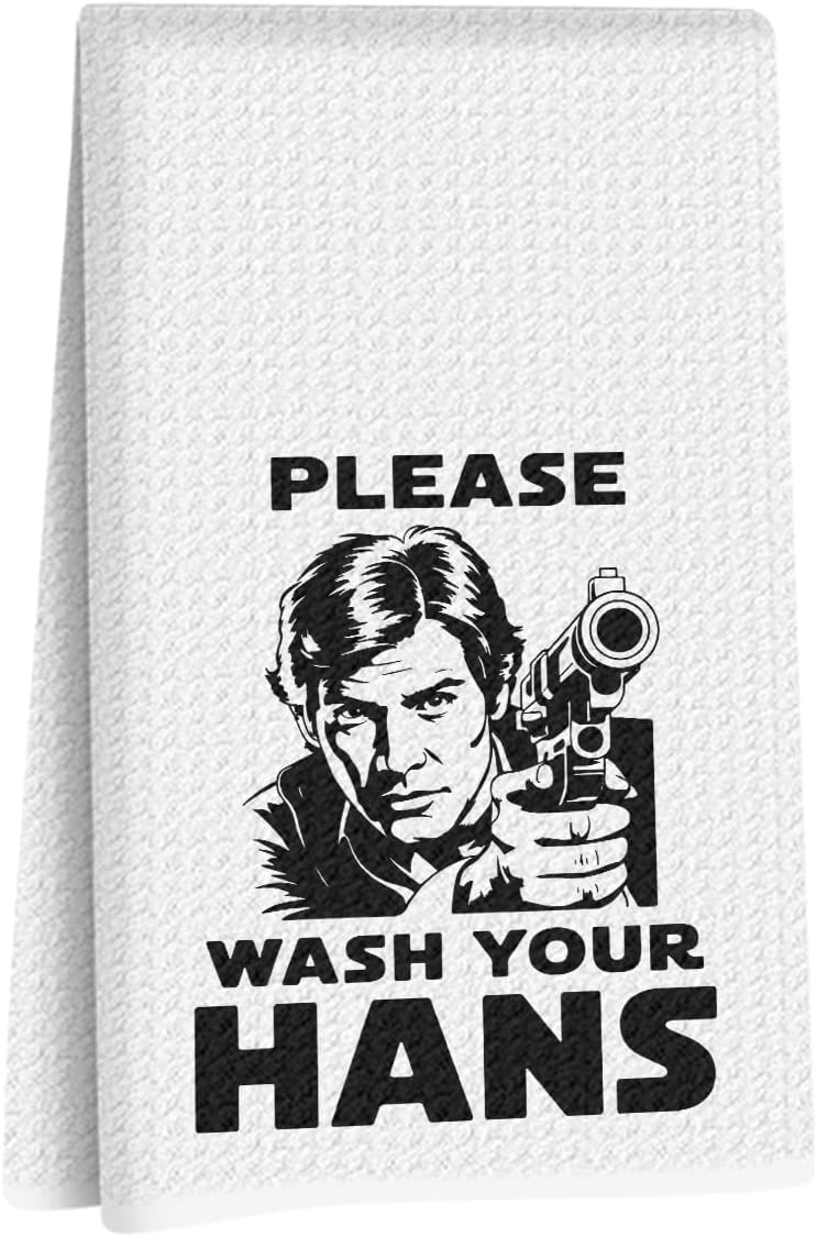 Please Wash Your Hans Kitchen Towels 14x24 Inch, S Wars Dish Towel