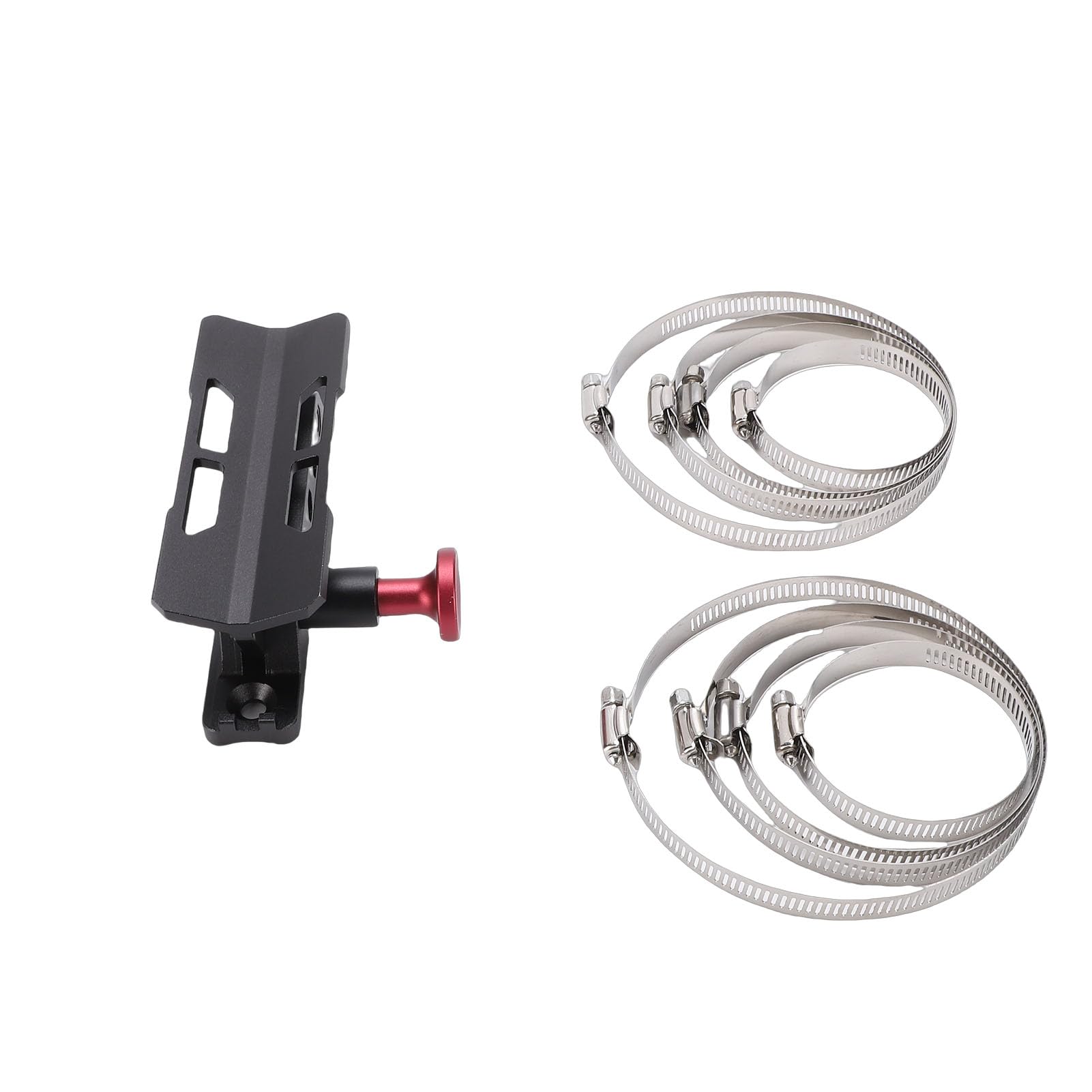 Cocoarm Supporto per Estintore, Lega di Alluminio, Supporto per Roll Bar Regolabile per UTV e ATV, Accessorio di Sicurezza di Emergenza (BLACK)