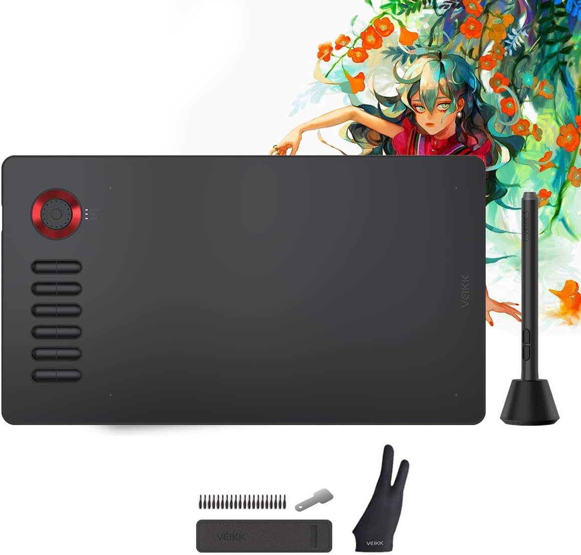 Digital Drawing Tablet VEIKK A15Pro Graphics Pen Tablet 10