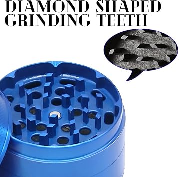 Personalised Grinder for Herbs, Custom Name Herb Grinders, Engrave Text Grinder Portable Zinc Alloy Metal, Multicolour, 4 Pieces Grinders 1.6/2.0/2.2/2.5/3.0 Inches