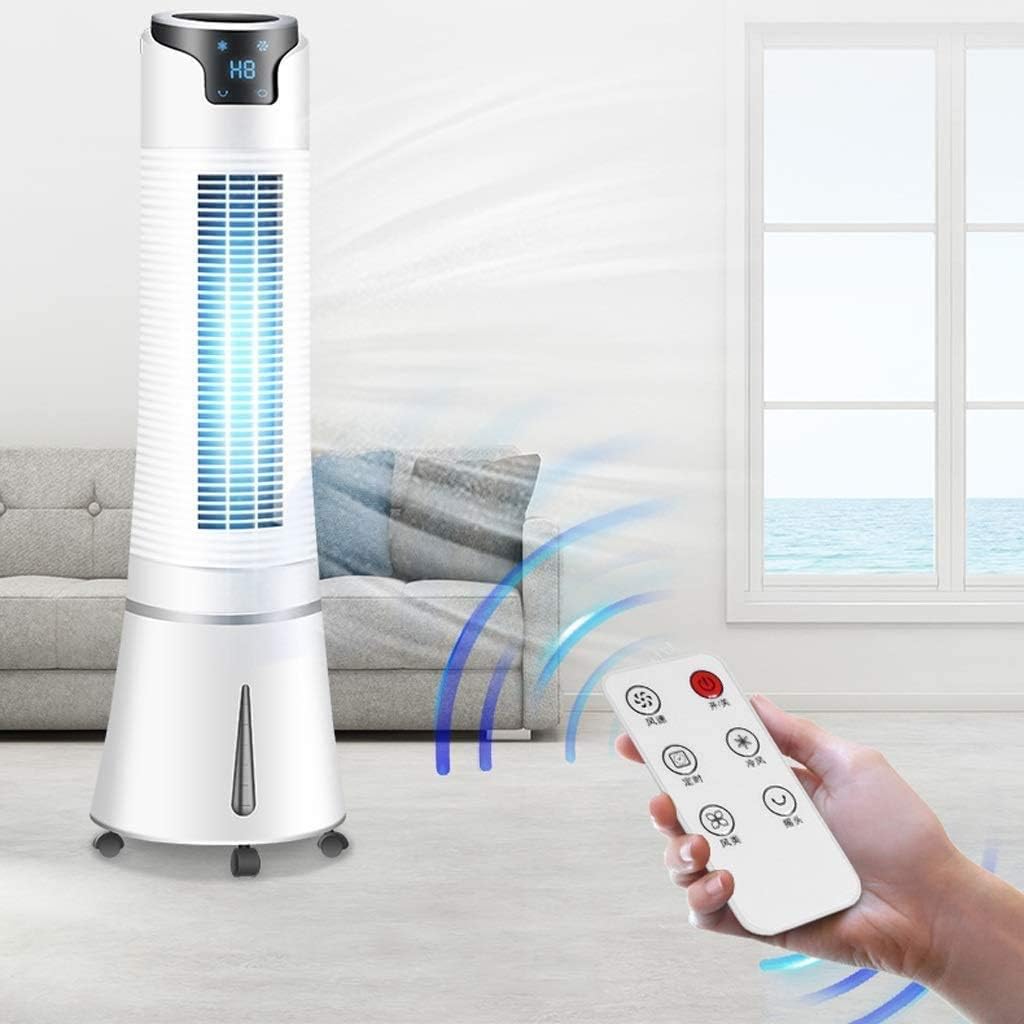 Evaporative Coolers Fan Air Cooler Household air Cooling Cooling Mobile (Color : White)