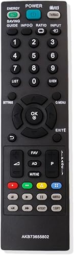 Miniatura 1 de AKB73655802 Reemplazo remoto para LG TV 42LS345T 32CS560 37CS560 42CS560 42LS349C 32LS3410UB 32LS3400UA 42CS560UE 32CS460UC 32CS560UE 37CS560UE
