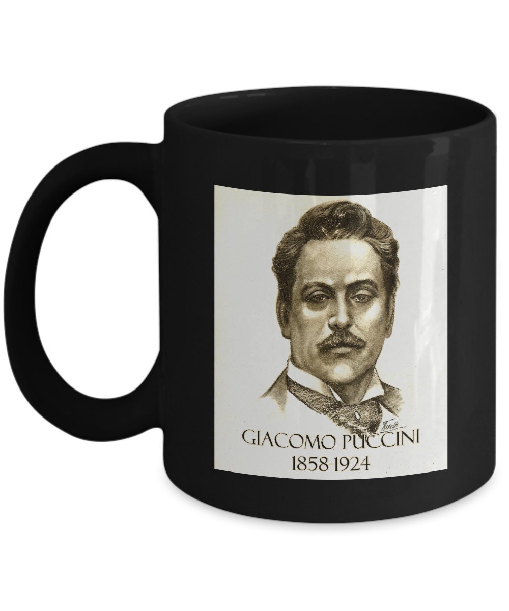 Great Composers: Giacomo Puccini - Ceramic Coffee Mug