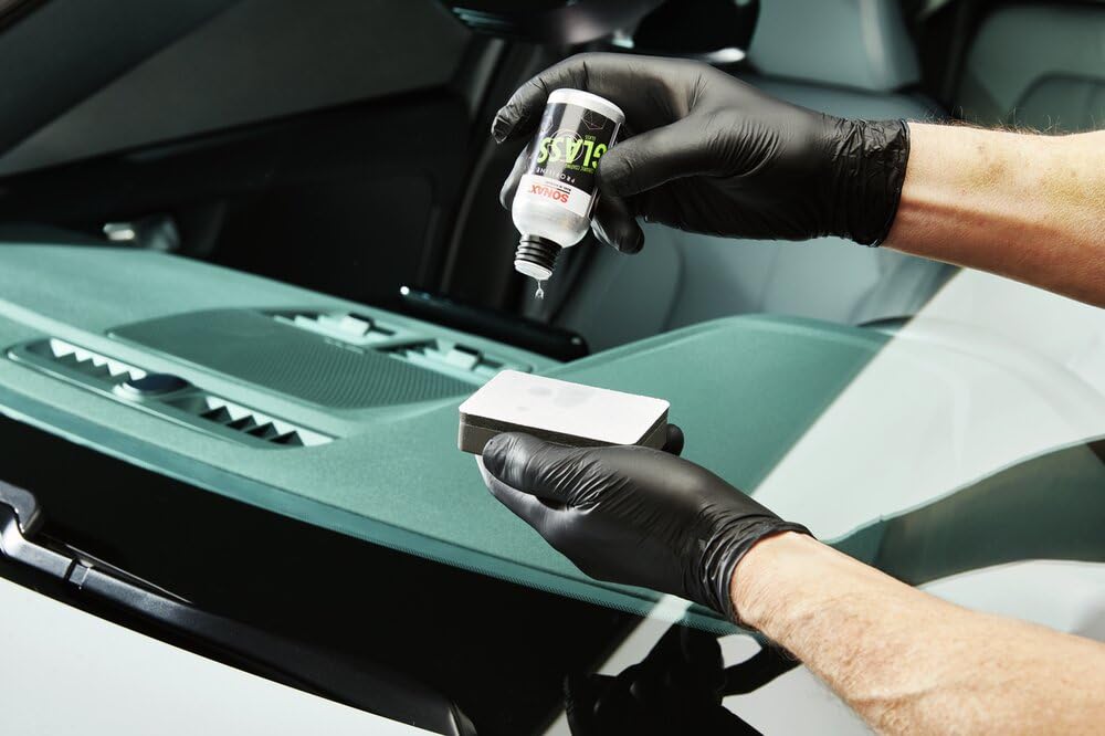 SONAX PROFILINE CeramicCoating CC Glass (50 ml) Hydrophobe Versiegelung für echtes Glas am Fahrzeug | Art-No. 02730000