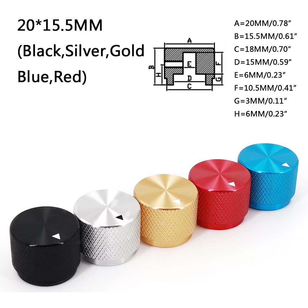 1 Pz 40x21mm In Lega Di Alluminio Tappo Manopola Del