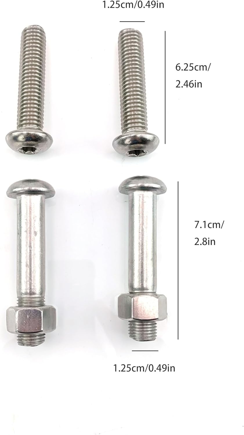 Rear Shock Absorber Mounting Bolts Screws for Harley Sportster XL883 1200 Dyna
