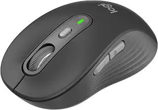 ロジクール ワイヤレスマウス 静音 無線 高速スクロール Signature M750MGR レギュラー グラファイト M750 国内正規品 | レギュラーサイズ、6ボタン、サイドボタン、電池式（単3形乾電池x1）、Easy-Switch、DPI切り替え、Bluetooth、Logi Bolt、Windows10、Windows11、macOS、iPadOS、Android、ChromeOS