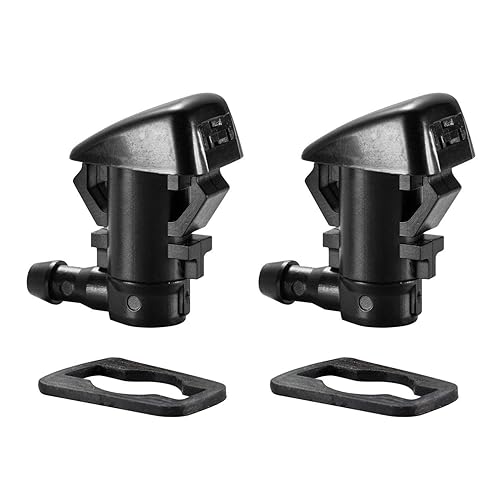 2 boquillas para limpiaparabrisas para Jeep Grand Cherokee 2005-2016, Chevy Malibu 2005-2013, Pontiac G6 2005-2010, Saturn Aurora 2007-2010,