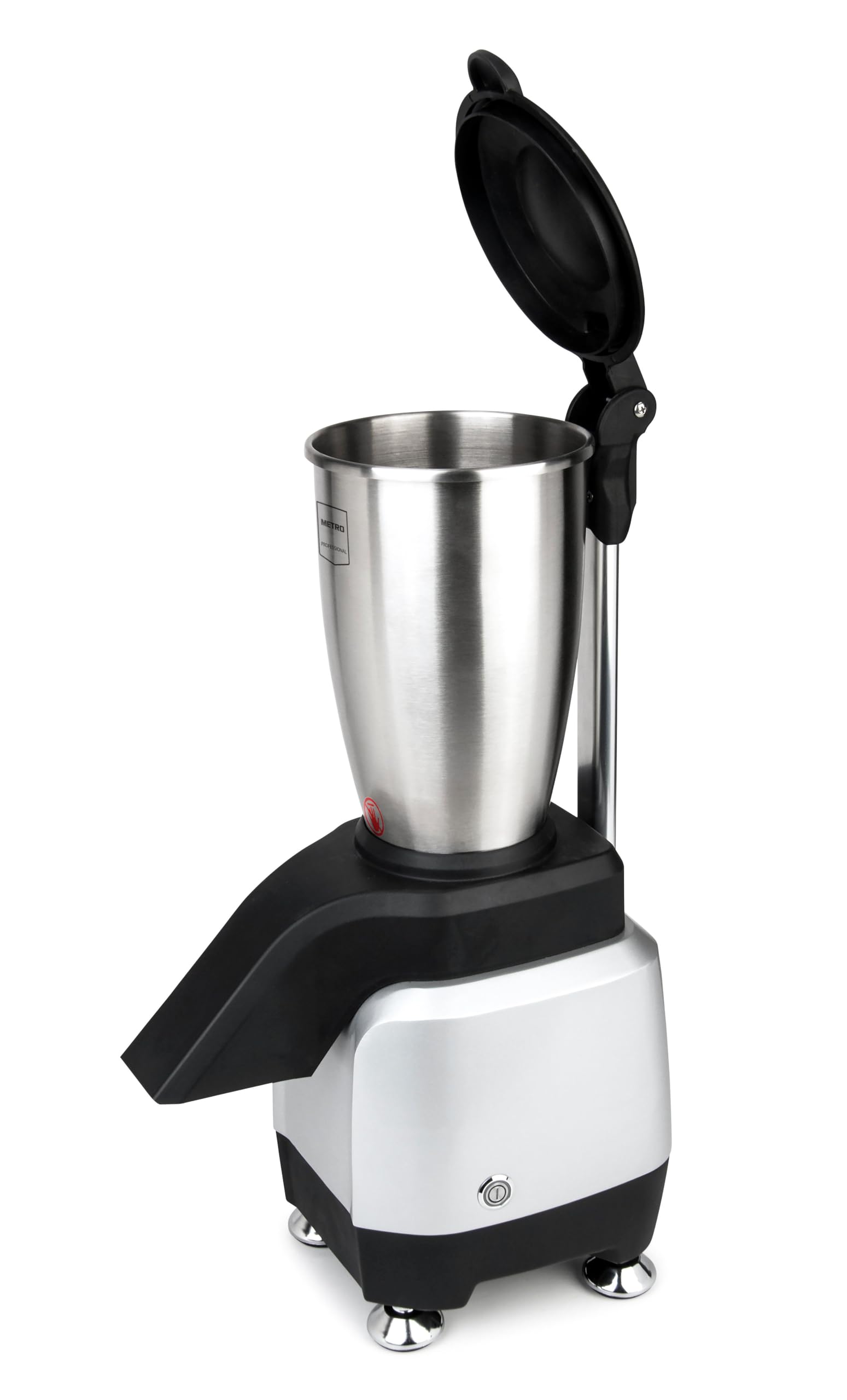 METRO Professional Elektrischer Eiszerkleinerer Ice crusher GEIC1000, Edelstahl, 3 L, 200 W, 160 kg/h, silber/schwarz
