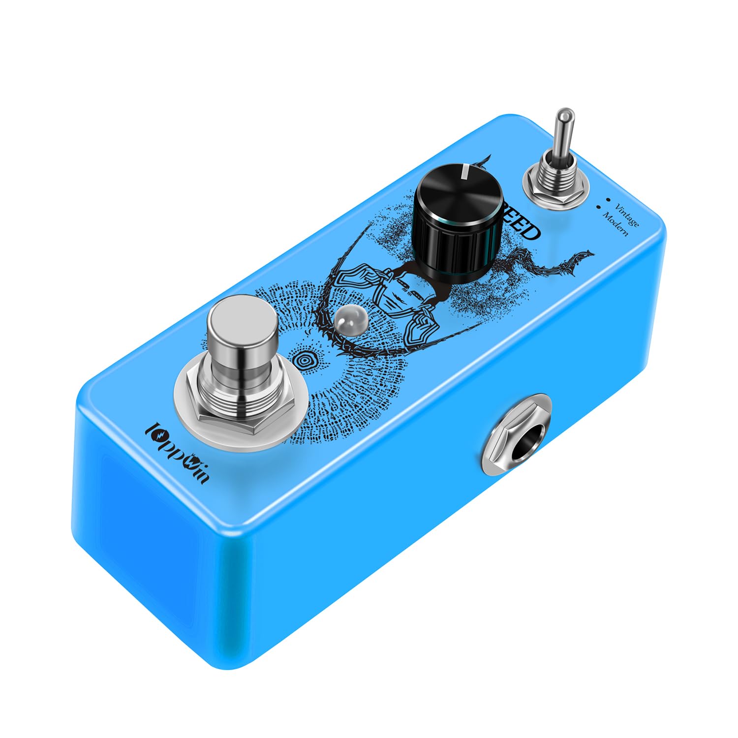 Vintage/Modern Phaser Pedal - Full Analog Klang, 70er Jahre Psychedelic Rock & E-Gitarre Effekt, Metallgehäuse, True Bypass