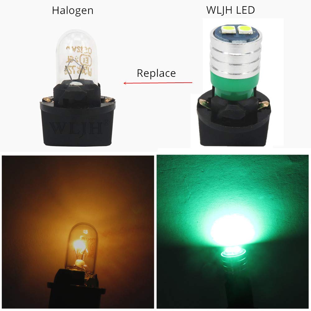 Bombillas LED Blancas PC194 Para El Tablero De Instrumentos De GM - 10 Piezas, Luz Fría 6000K, Fáciles De Instalar