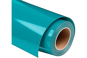 VINYL FROG Teal Heat Transfer Vinyl Roll for Intricate T-Shirt Designs