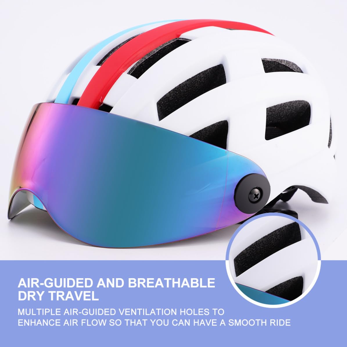 Casco de Ciclismo de Montaña Ligero y Transpirable para Hombre y Mujer