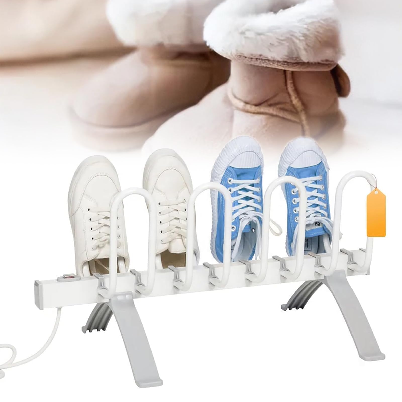 Asciugatore Per Scarponi a Temperatura Costante Rimovibile, Asciugatore Per Scarpe Riscaldato Portatile Da 80 W, Sistema Di Asciugatura Efficiente Per Scarpe, Soluzione Di Asciugatura Sicura E Silenzi