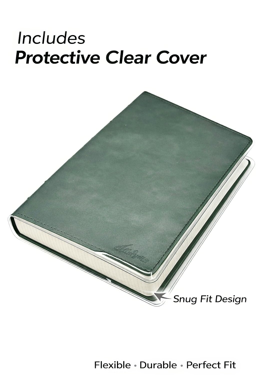 Tomoe River Paper Notebook A5 – 1000 Pages Thick Journal, TRP & Koji Paper Options, Grid (2mm / 3.7mm), Soft Cover, Fountain Pen Friendly (Green, Koji 3.7mm)