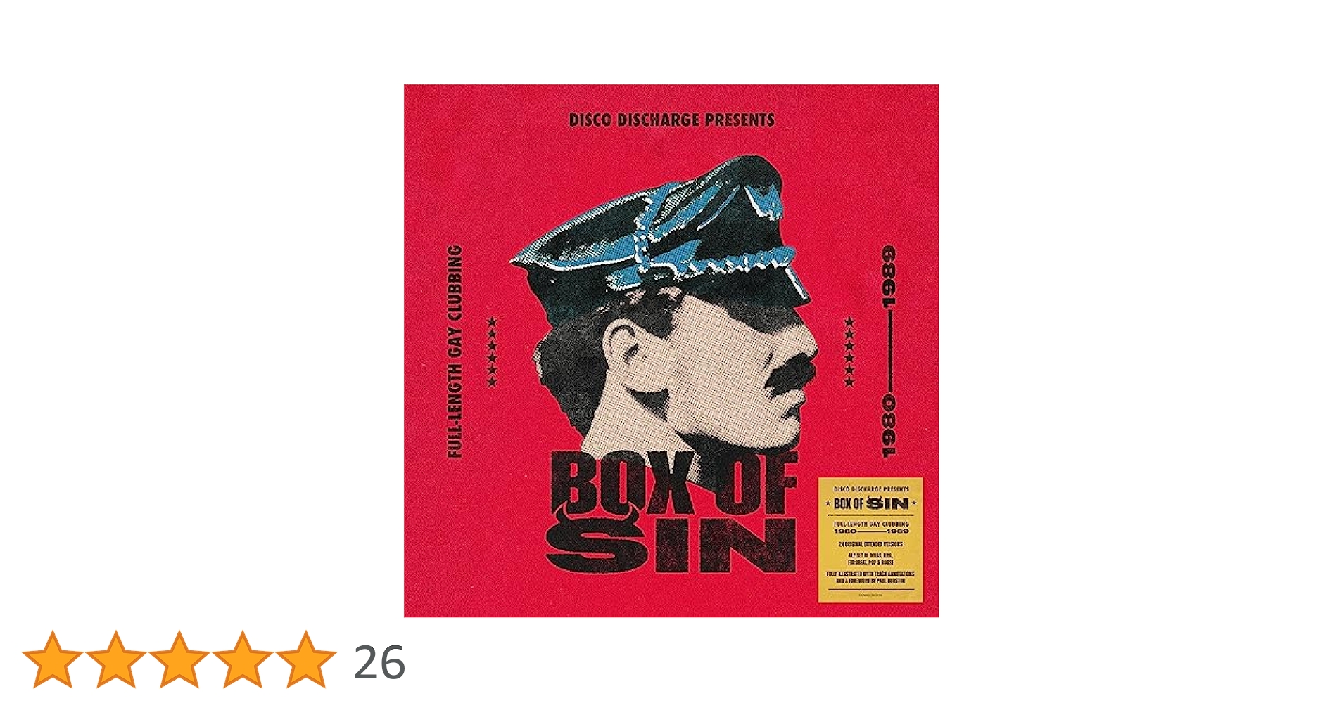 5枚組 CD BOX OF SIN Dead Donna gay remix Various Artists / Box of Sin – SuperDeluxeEdition