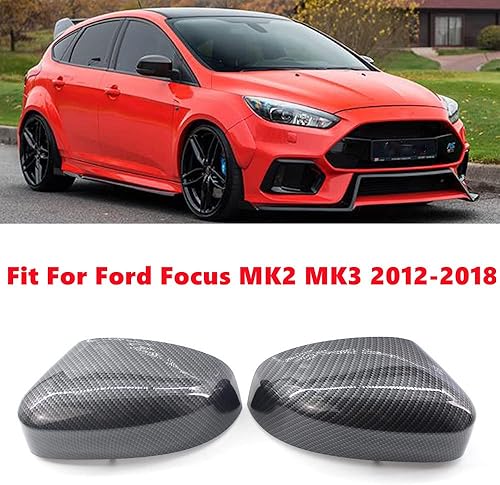 Miniatura 2 de Cubiertas de espejo retrovisor lateral del automóvil, cubierta de fibra de carbono, cubierta de espejo retrovisor de puerta, tapas de carcasa de