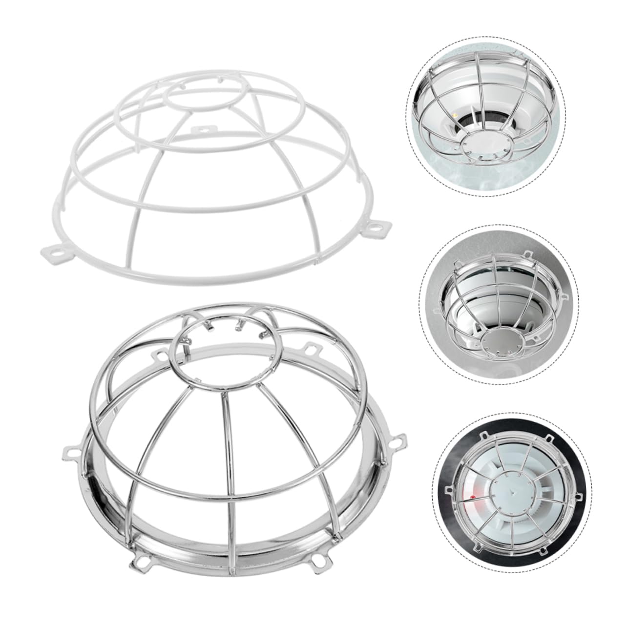 10 Pièces Housse de Protection pour Détecteur de Fumée et Sprinkleur Incendie Robuste et Transparente Lot pour Capteurs de Fumée et Transducteurs Protection Chocs et Débris