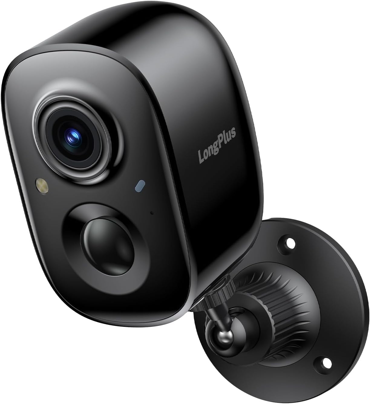 LongPlus Safety Digital camera, 2K Outside Digital camera Wi-fi, No Month-to-month Charge, AI Detection, Battery Powered WiFi House Surveillance Digital camera Outdoors with Siren, Colour Evening Imaginative and prescient (Black-2K-1Pack)