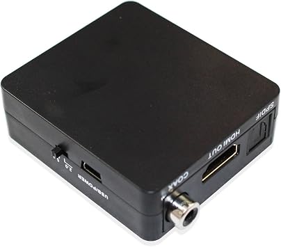 Audio Splitter Adapter HDMI to HDMI and Optical 3.5mm Audio Converter