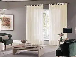 Cortina Sala Quarto Escritório Roma 300x220 Admirare Cor:Creme