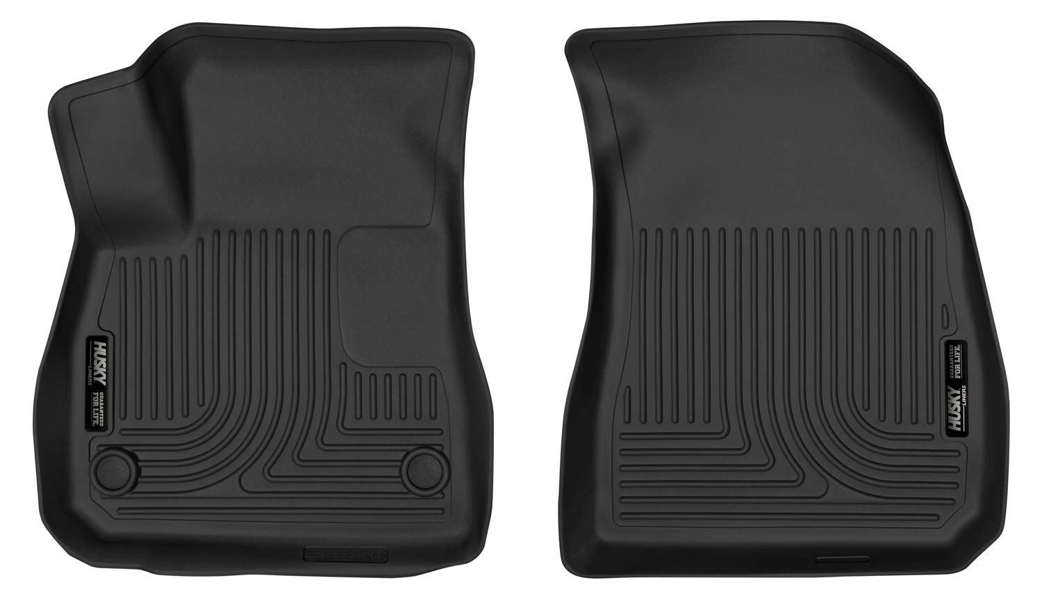 Husky Liners — X-act Contour | Fits 2016-2023 Chevrolet Malibu, Front Row - Black, 2 pcs. | 52271