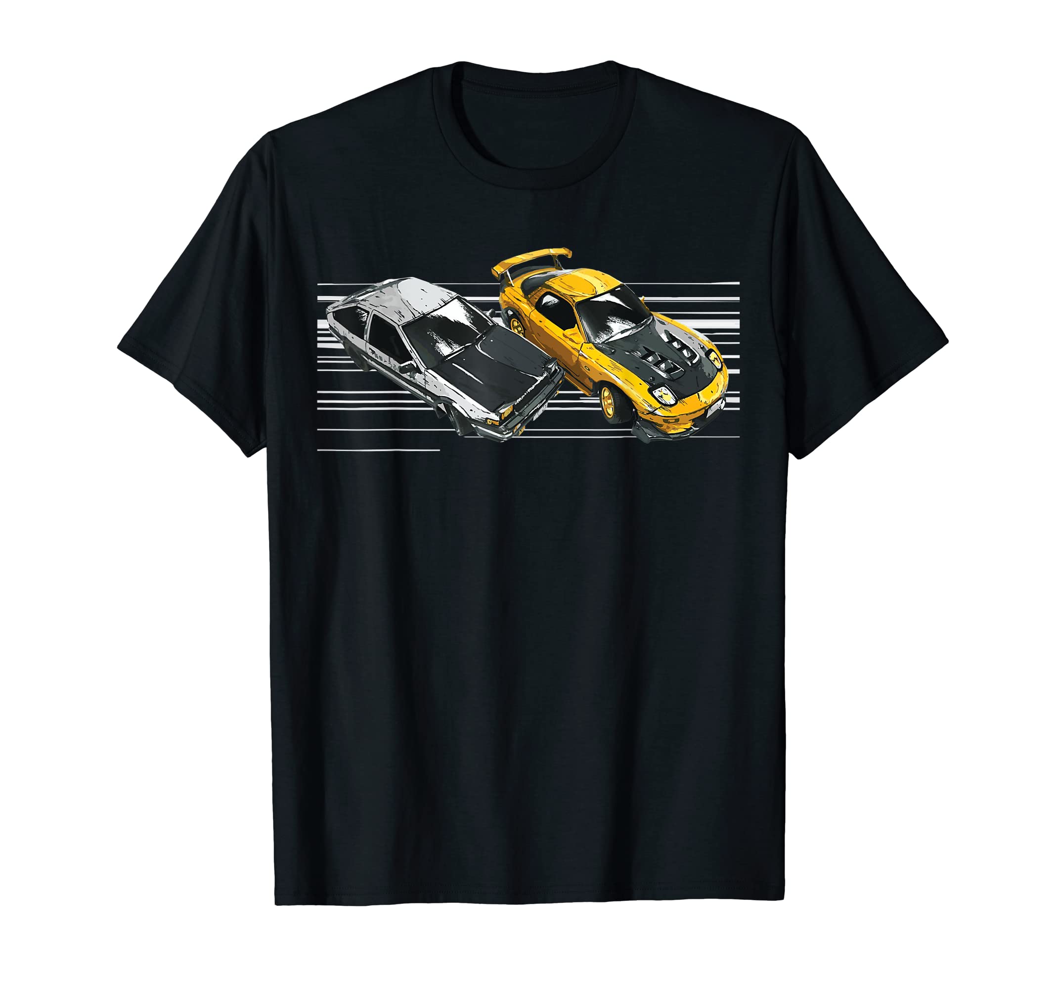 Drifting Battle 86 vs FD anime style T-Shirt