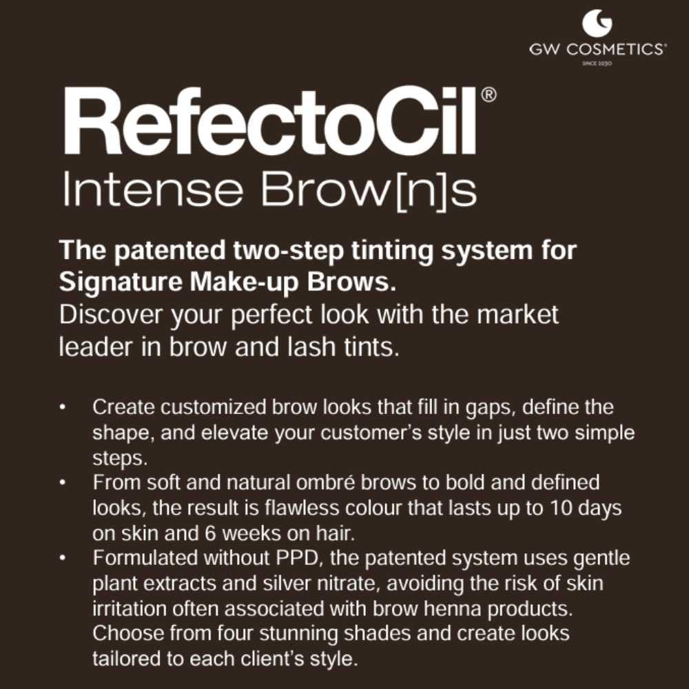RefectoCil Intense Brow[n]s Gel primer marrone scuro 15ML
