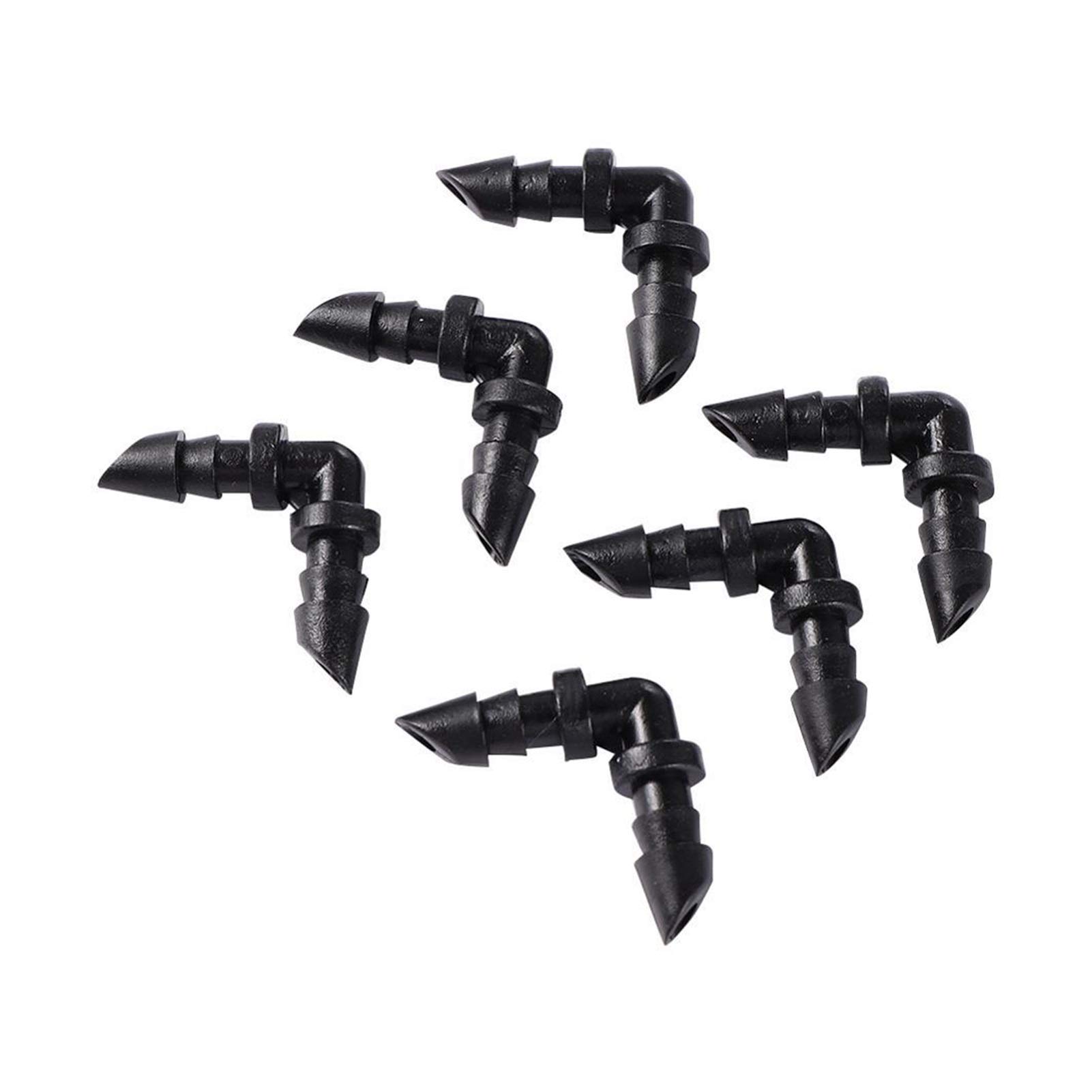 Tuyau de 4/7mm sans fuite grâce au coude de tuyau d'eau barbelé anti-pincement 40 pièces