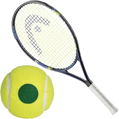 Head Speed - Raqueta de tenis junior de 25 pulgadas con pelotas de entrenamiento para jóvenes, accesorios opcionales