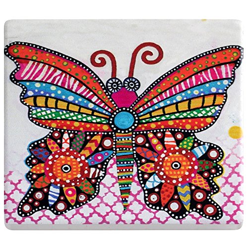 Maxwell & Williams Sottobicchiere Smile Style Flutter Farfalla 9 X 9 Cm Ceramica
