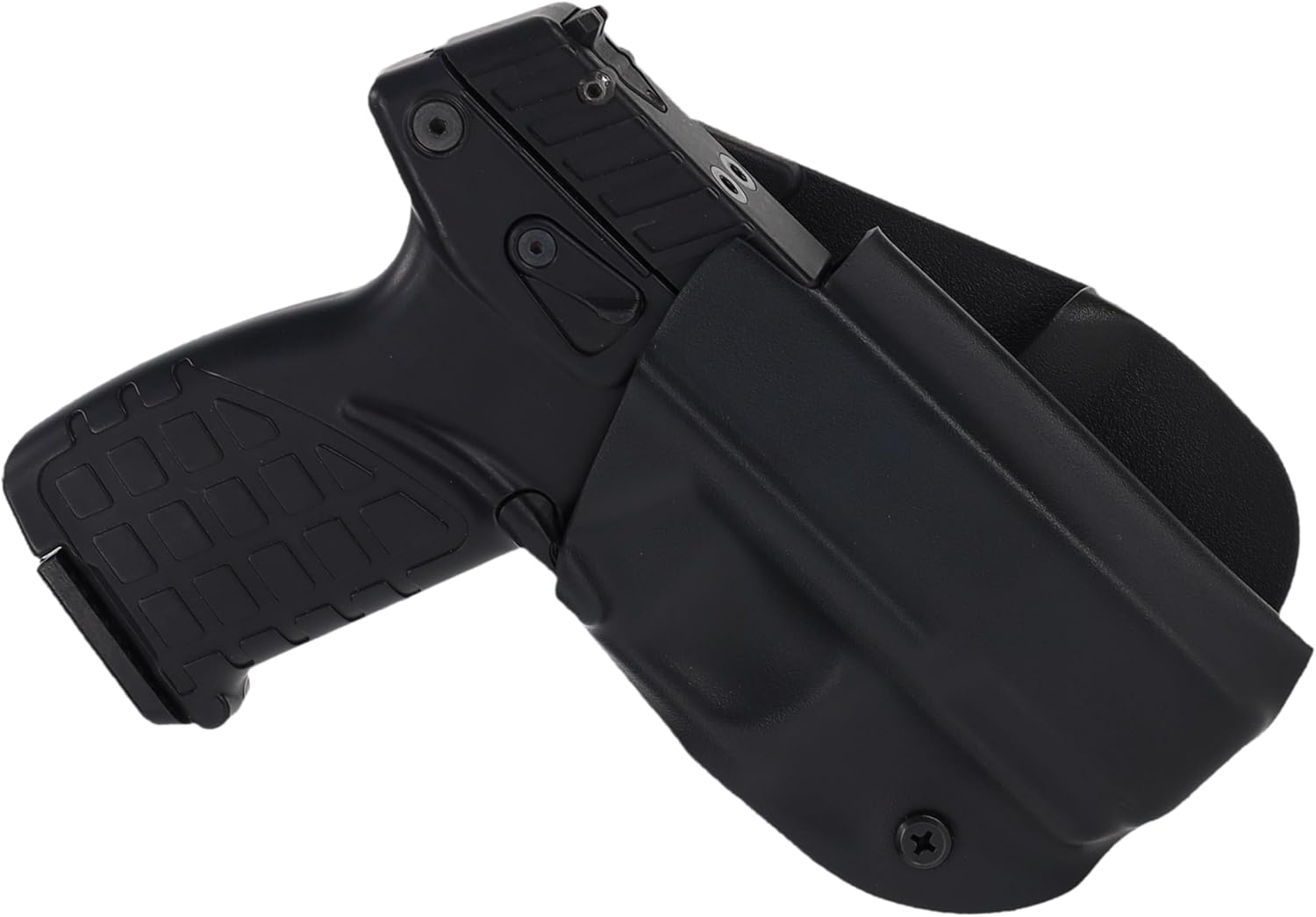 R&R Holsters (Black) Left Hand Outside Waistband Holster |Left OWB Paddle Holster Fits