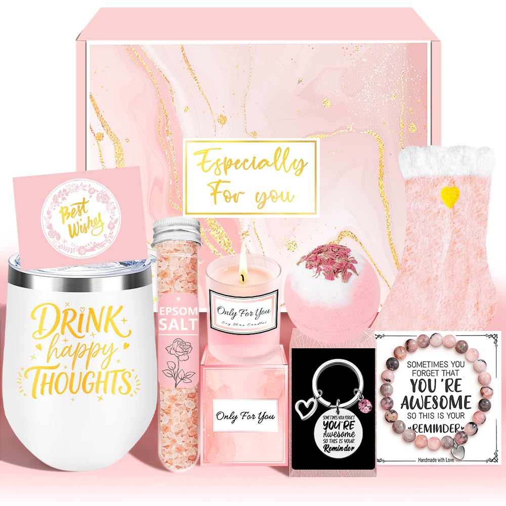 Birthday Pamper Gifts For Women Self Care Gifts For Women Get Well Soon Gifts Pamper Hamper Gifts For Her Birthday Gifts For Mom ,Friends ,Female ,Sister, Wife, Coworker By Richmoho