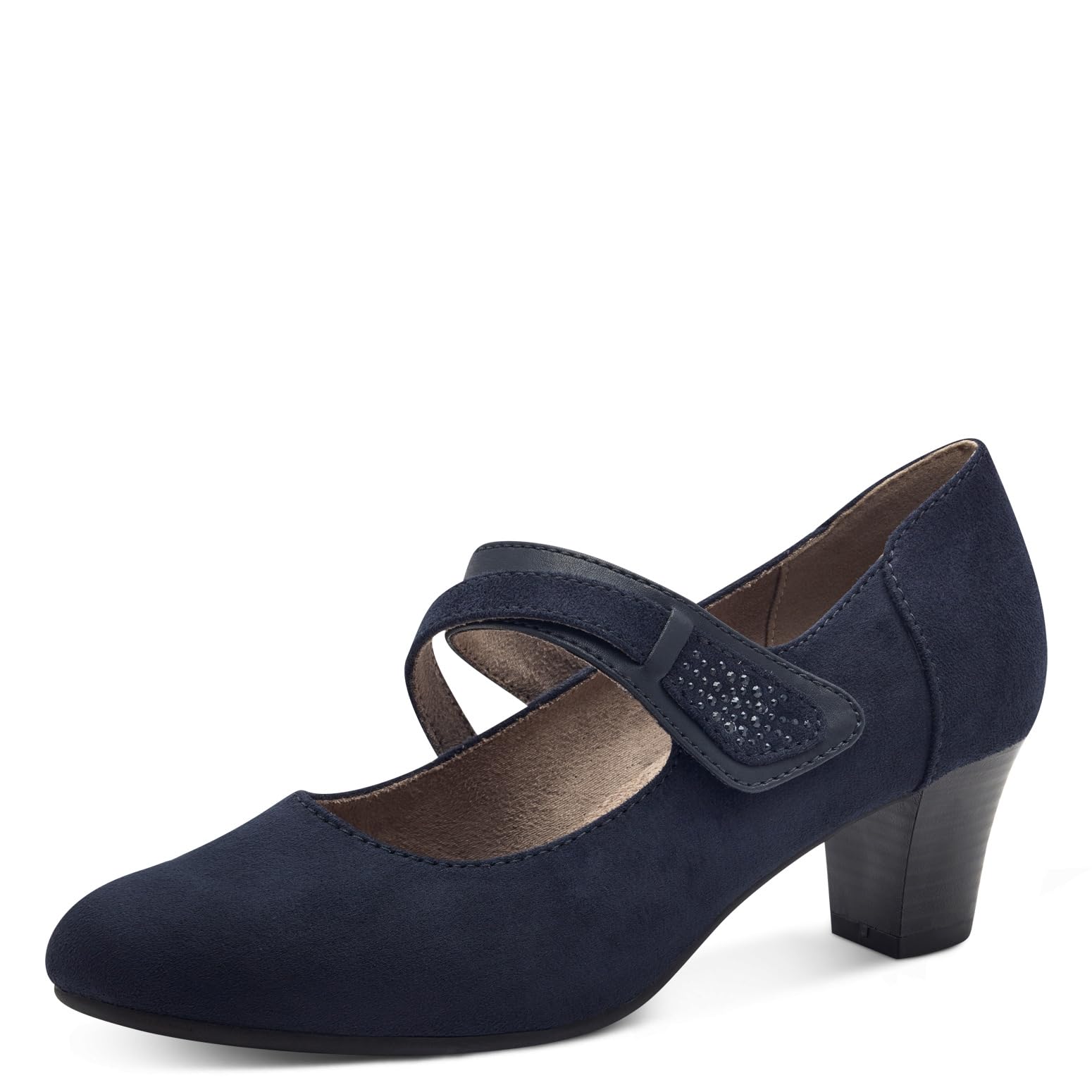 Jana Women’s Mary Jane Pumps Vegan, Navy, 6,5 UK