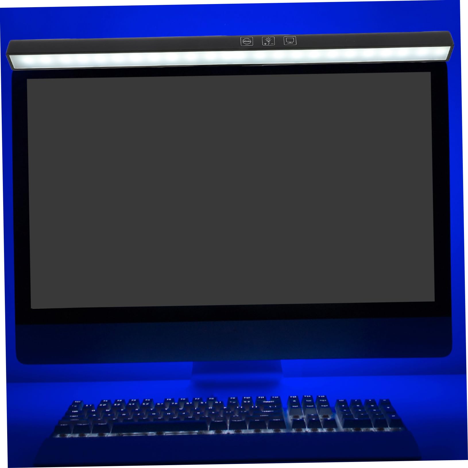 DOITOOL Barra Luminosa Facile da Installare per Monitor Lampada da Scrivania LED Regolazione Luminosità e Protezione Anti Luce Blu Nero per Schermo Laptop e Monitor