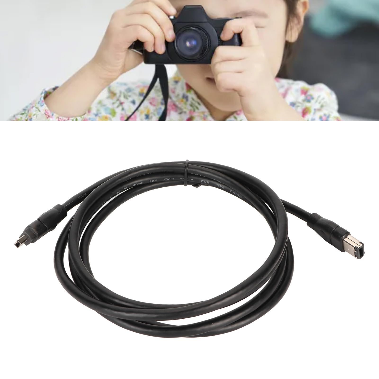Campfire Audio Cavo Firewire IEEE 1394 Da 6 Pin A 6 Pin – Lungo 10 Piedi (circa 3 Metri), Nero, Per Collegamenti Audio/video O Dati Cavi Elettronici - Foto 9