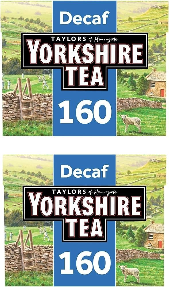 Yorkshire herbata bezkofeinowa torebki do herbaty (2 x 160 de)