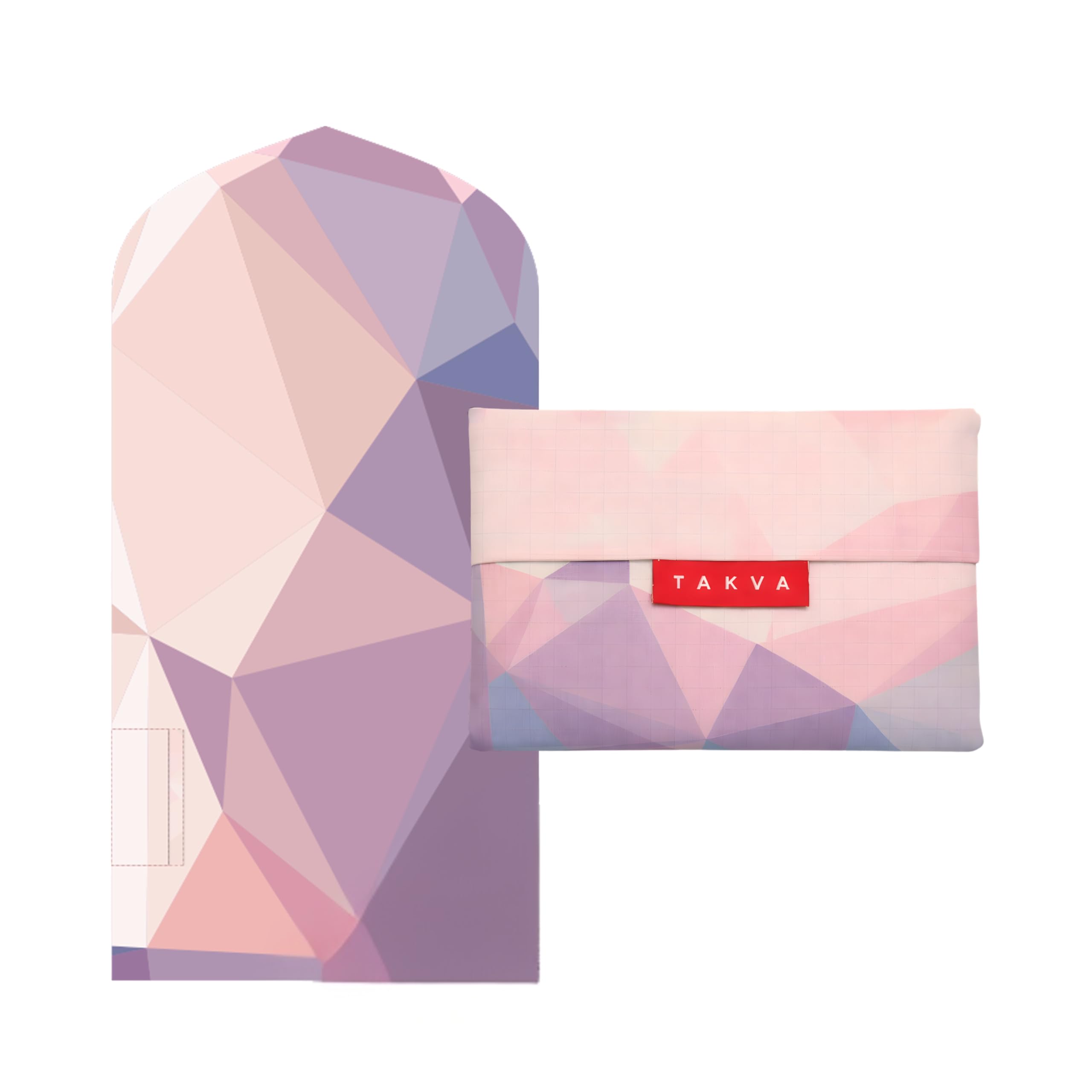 TAKVA The Pocket Sejadah Limited Edition | Portable Prayer mats, Muslim Gift, Ramadan Present (Pink Desert)