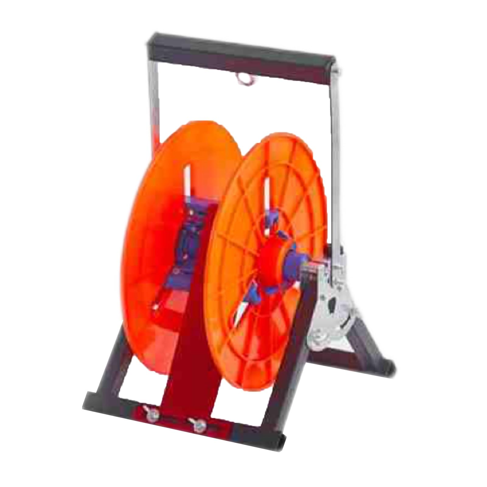 ZFUCMAYL Wire Spool Rack,1-5 Reel Cable Reel Holder,Foldable Dispenser,Carbon Steel for Winders Ropes Cord Reels Paracord(1 Reel)